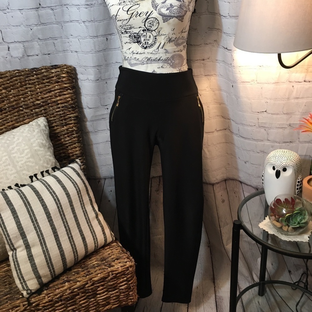 No brand thick side pocket leggings